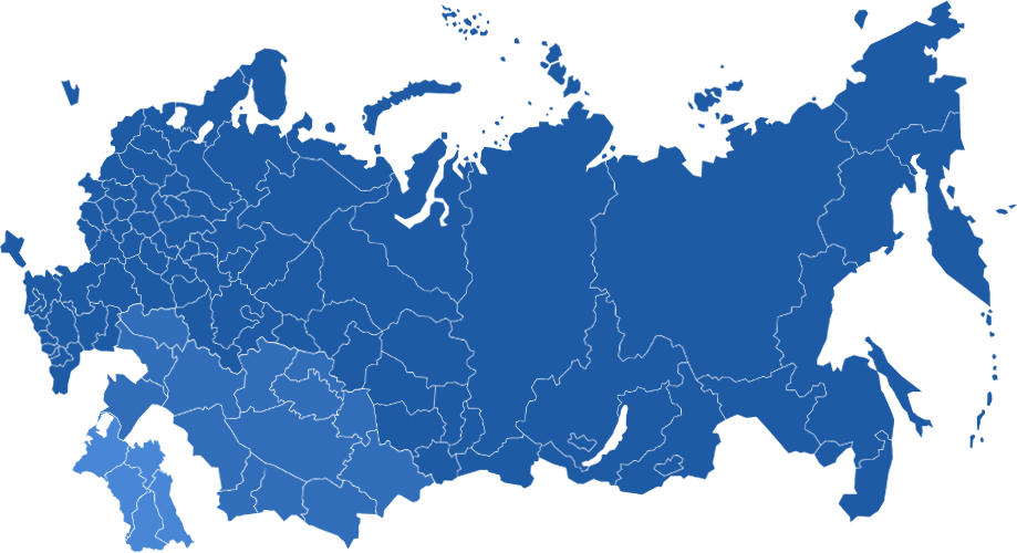 Карта реализованных проектов